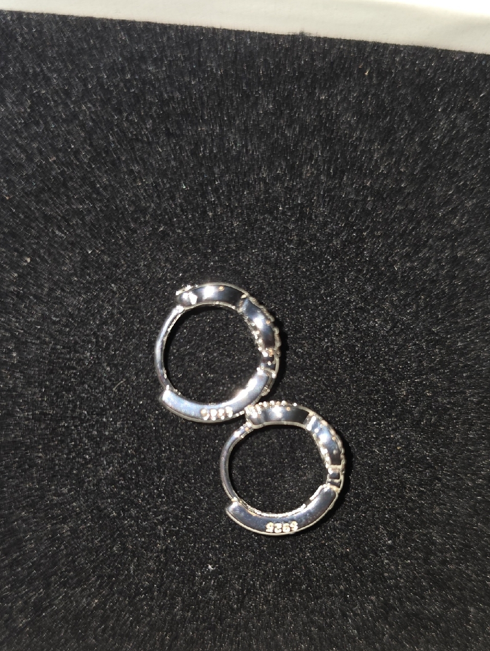 Sterling Silver Hoop Earrings - S925 Stamped